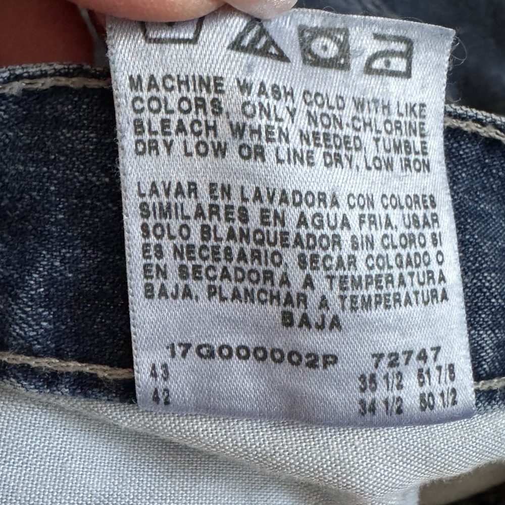 Lee Loose Fit Carpenter Jeans Mens 40x34 (38x34) Blue Cargo Utility Workwear - Picture 7 of 10